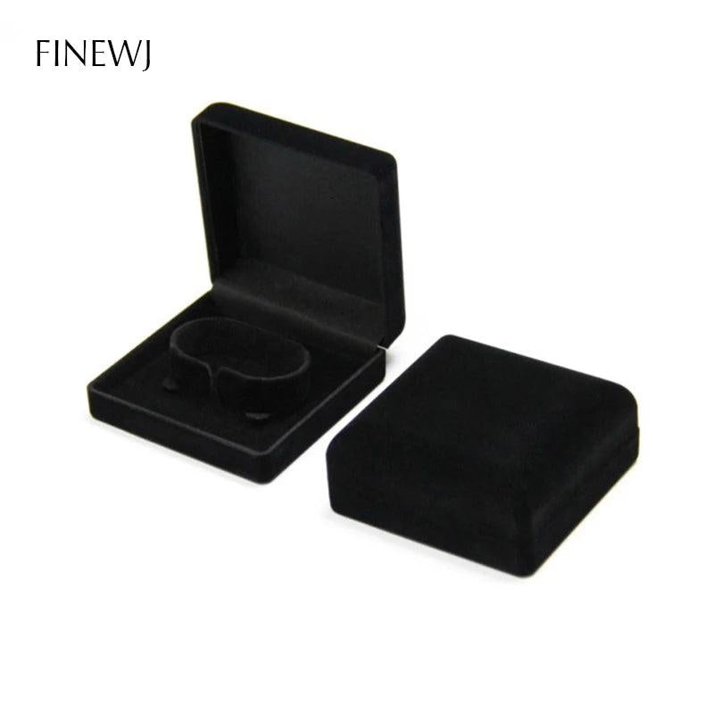 Velvet Coated Bangle Bracelet Box Jewelry Display Organizer Case