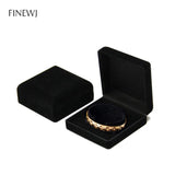 Velvet Coated Bangle Bracelet Box Jewelry Display Organizer Case