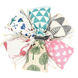 10x14cm Drawstring Bags Jewelry Soap Pouch Linen Cotton Bag 10pcs/lot