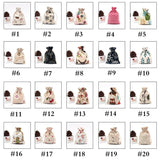 10x14cm Drawstring Bags Jewelry Soap Pouch Linen Cotton Bag 10pcs/lot