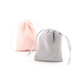 10pcs Velvet Drawstring Bags 9x12cm Soft Jewelry Pouches Wedding Gift Bag