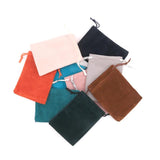 10pcs Velvet Drawstring Bags 9x12cm Soft Jewelry Pouches Wedding Gift Bag