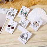 5x7cm Stud Earrings Beauty Tag Jam Earring Card