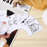 5x7cm Stud Earrings Beauty Tag Jam Earring Card