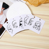 5x7cm Stud Earrings Beauty Tag Jam Earring Card