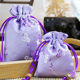 Peach Blossom Carry Bag Brocade Durable Bedroom Decoration