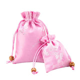 Peach Blossom Carry Bag Brocade Durable Bedroom Decoration