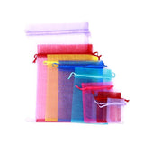 50pcs Organza Bags 13x18cm Tulle Wedding Favor Gift Packaging Sheer Bags