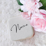 Personalised Jewellery Box Girls Travel Jewelry Case with Name