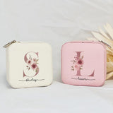 Personalized Travel Jewelry Case for Bridesmaid