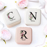 Personalized Jewelry Case Bridesmaid Proposal Organizer Christmas Gift