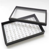 Velvet Sponge Ring Display Box Jewelry Storage Holder