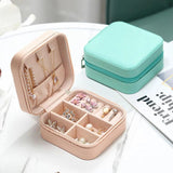 PU Storage Unique Jewelry Box Creative Portable Travel Storage Box