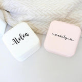 Personalised Jewellery Box Travel Case for Her