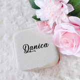 Personalised Jewellery Box Travel Case for Her