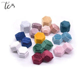 Velvet Engagement Ring Earring Box, Wedding Supplies
