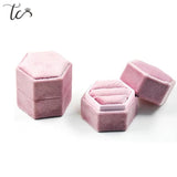 Velvet Engagement Ring Earring Box, Wedding Supplies