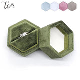Velvet Engagement Ring Earring Box, Wedding Supplies