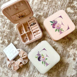 Personalized Initials Jewelry Box Girls Bridesmaid Gift