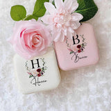 Personalised Jewelry Box Travel Case with Name - Wedding Bridesmaid Gift