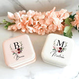 Personalised Jewelry Box Travel Case with Name - Wedding Bridesmaid Gift