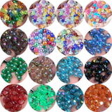 50/100pcs 8mm AB Spacer Round Acrylic Beads for Jewelry Making