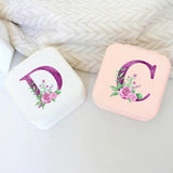 Custom Initial Letter Travel Case Bridesmaid Gift