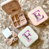 Custom Initial Letter Travel Case Bridesmaid Gift