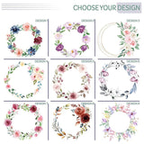 Personalised Floral Wreath Jewellery Box with Name