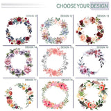 Personalised Floral Wreath Jewellery Box with Name