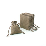 Eco Drawstring Wedding Candy Cookie Pouch 50Pcs/Lot Natural Burlap Gift Bag