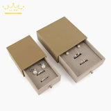 Acrylic Jewelry Box Set Storage Ring Earring Packaging