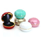 LED Lighted Wedding Ring Pendant Earring Case Jewelry Display Box