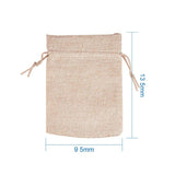 Burlap Gift Bags Drawstring Recyclable Linen Sacks