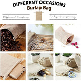Burlap Gift Bags Drawstring Recyclable Linen Sacks