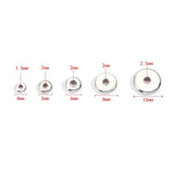 50pcs Flat Round Spacer Beads Stainless Steel DIY Bracelet Jewelry Accessories