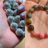 50pcs Flat Round Spacer Beads Stainless Steel DIY Bracelet Jewelry Accessories