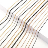 2m Stainless Steel Rose Gold/Gold Link Chain Necklace Bulk Cable 2mm Width