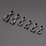 30pcs Copper Pendant Clip Clasp Pinch Clip Bail Beads Jewelry Findings