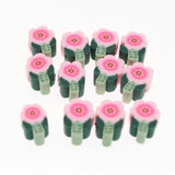 3D Flower Clay Spacer Beads Polymer Clay Jewelry Making DIY Accessories 10mm
