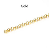 2M Copper Link Necklace Chain Bulk for DIY Jewelry Making