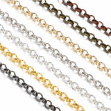 2M Copper Link Necklace Chain Bulk for DIY Jewelry Making