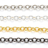 2M Copper Link Necklace Chain Bulk for DIY Jewelry Making