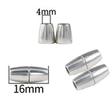5 Sets Copper Magnetic Clasps Closure Leather Cord Bracelet DIY Jewelry Making