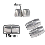 5 Sets Copper Magnetic Clasps Closure Leather Cord Bracelet DIY Jewelry Making