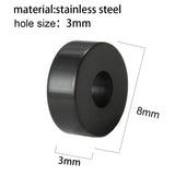 8mm Stainless Steel Spacer Beads for DIY Jewelry Making