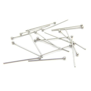 100pcs Stainless Steel Ball Pins for Diy Jewelry Making Head Pins Findings