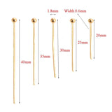 100pcs Stainless Steel Ball Pins for Diy Jewelry Making Head Pins Findings