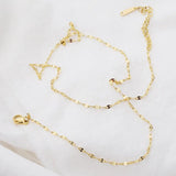 5pcs Stainless Steel Water-wave Chain Necklace 40 45 50 Length for DIY Pendant