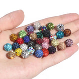 Round Rhinestone Crystal Beads for DIY Bracelet Bohemia Jewelry